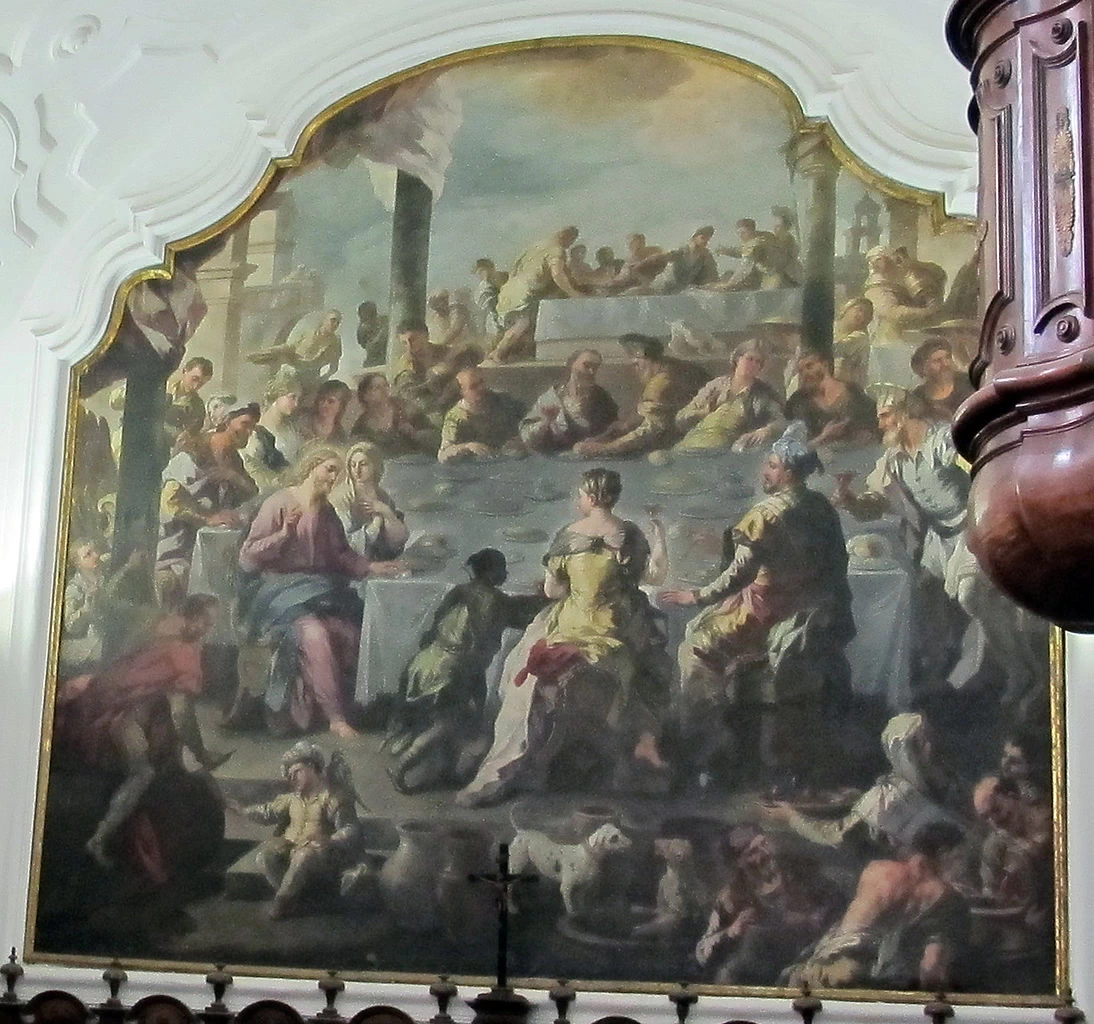 Nozze di cana - Certosa di San Martino, refettorio